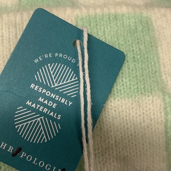 - Anthropologie checkered beanie hat new wtags one size main image 4